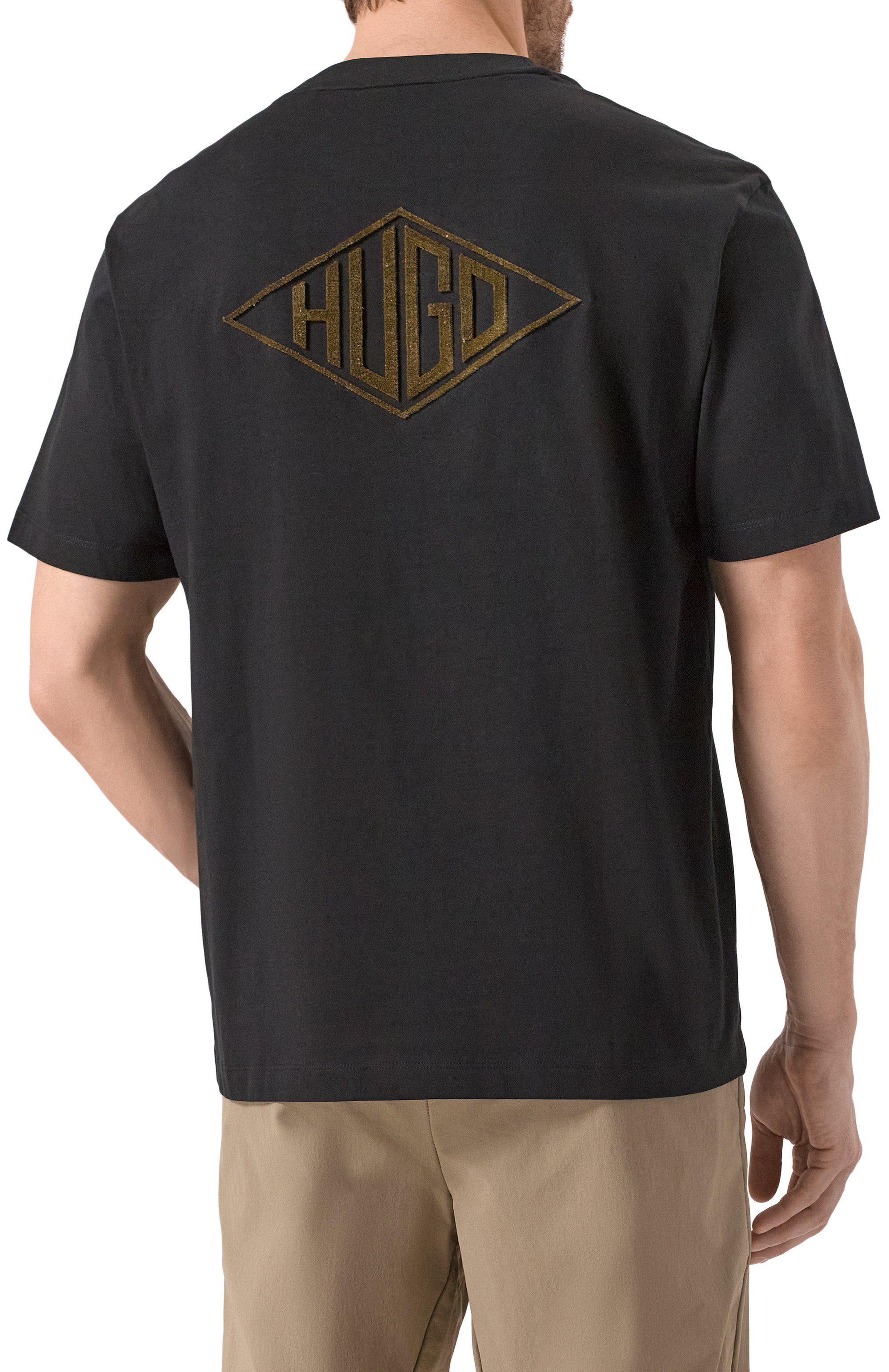 Хлопковая футболка HUGO, арт. 50534951, фото 4