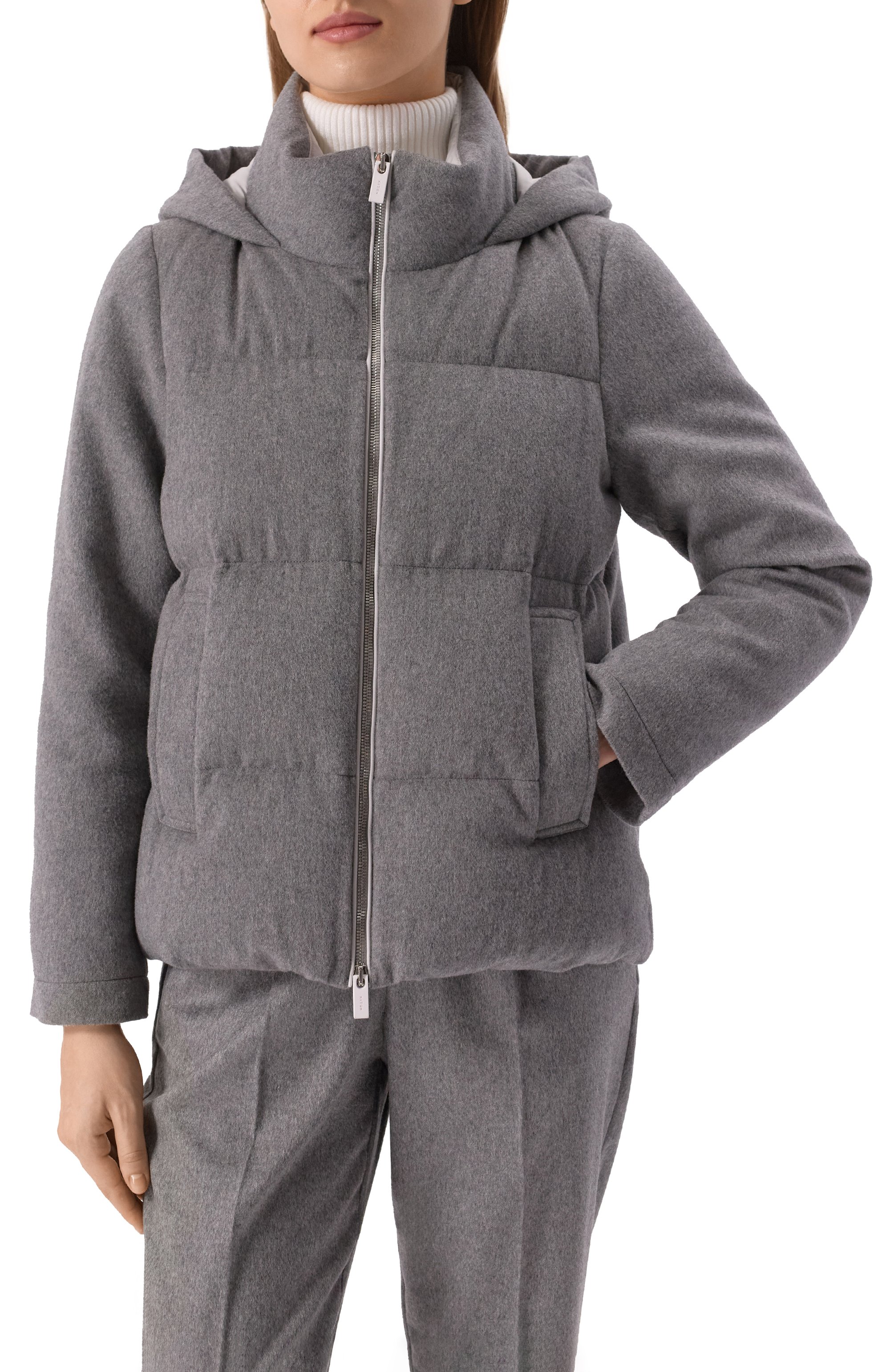 Кашемировый пуховик KITON, арт. D54658K0580E03, фото 3