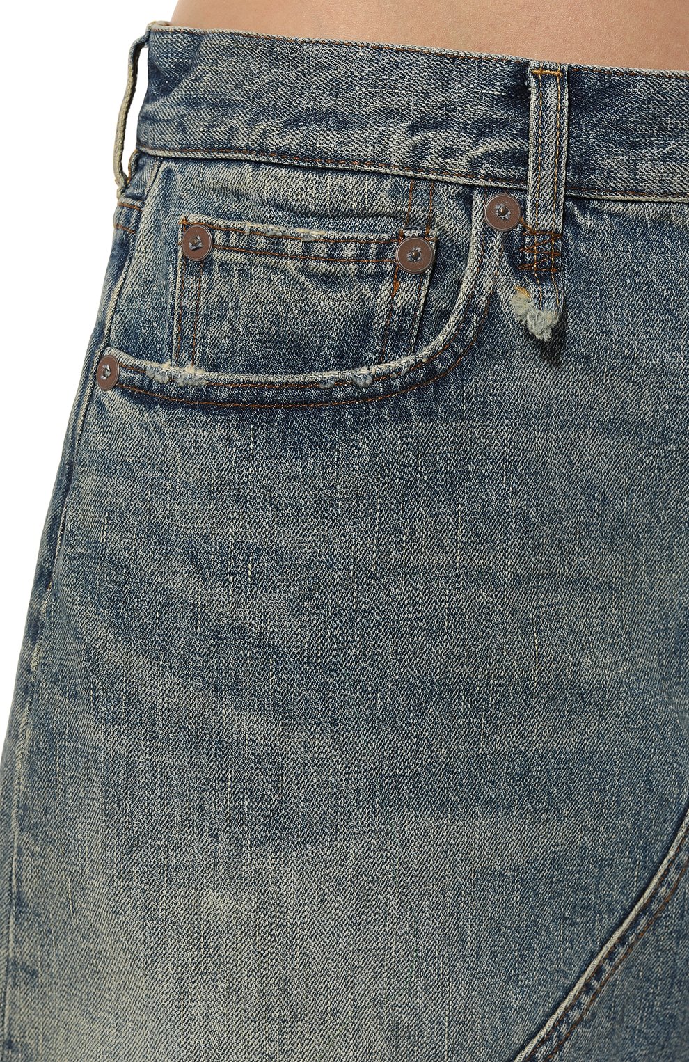 Джинсовая юбка R13, арт. R13WD100-D173D, фото 5