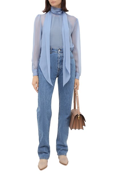 Шелковая блузка SAINT LAURENT, арт. 641200/Y065W, фото 3