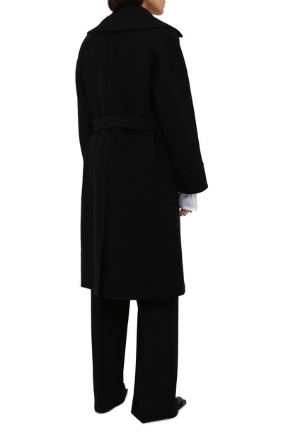 Пальто из шерсти и кашемира LANVIN черного цвета по цене 199500 руб., арт. RW-C00023-4337-A21, фото 4 Пальто из шерсти и кашемира LANVIN, арт. RW-C00023-4337-A21, фото 4