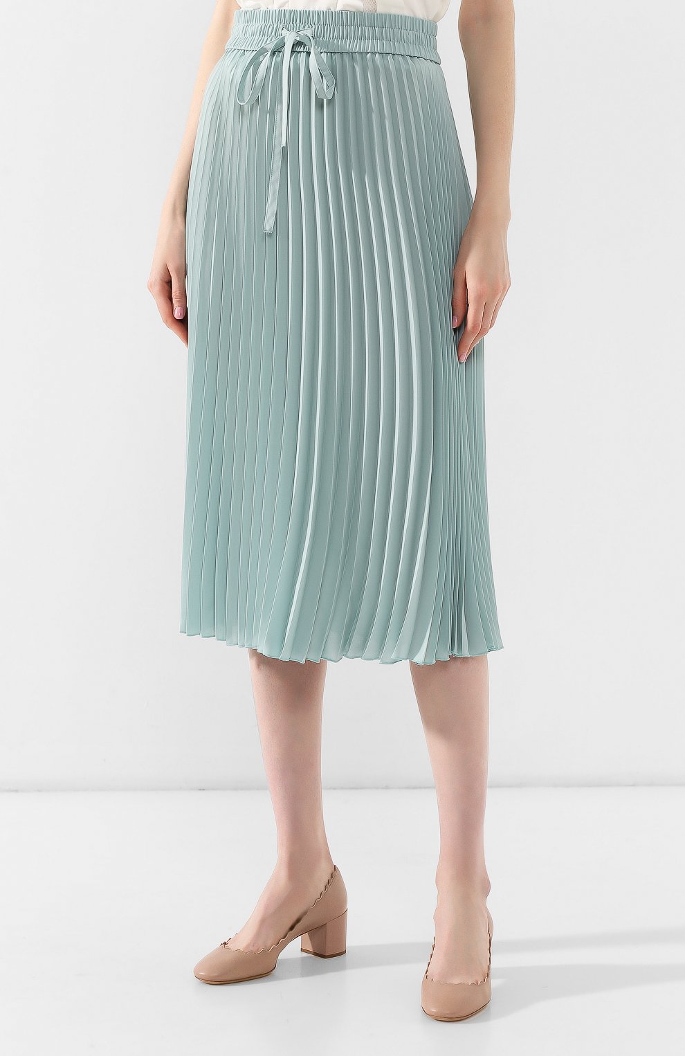 Плиссированная юбка REDVALENTINO, арт. SR3RAB85/49G, фото 3