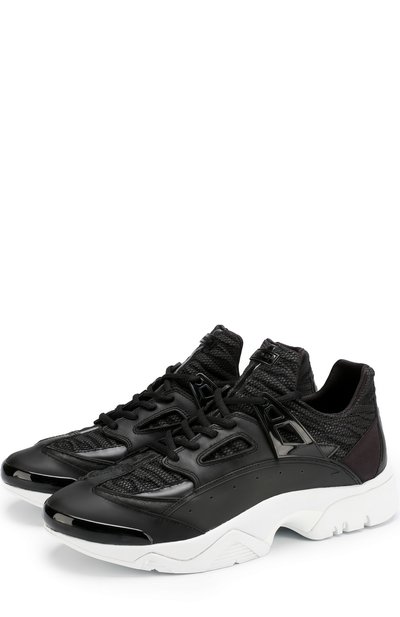 Мужские текстильные кроссовки на шну�ровке KENZO, арт. 5SN350F74