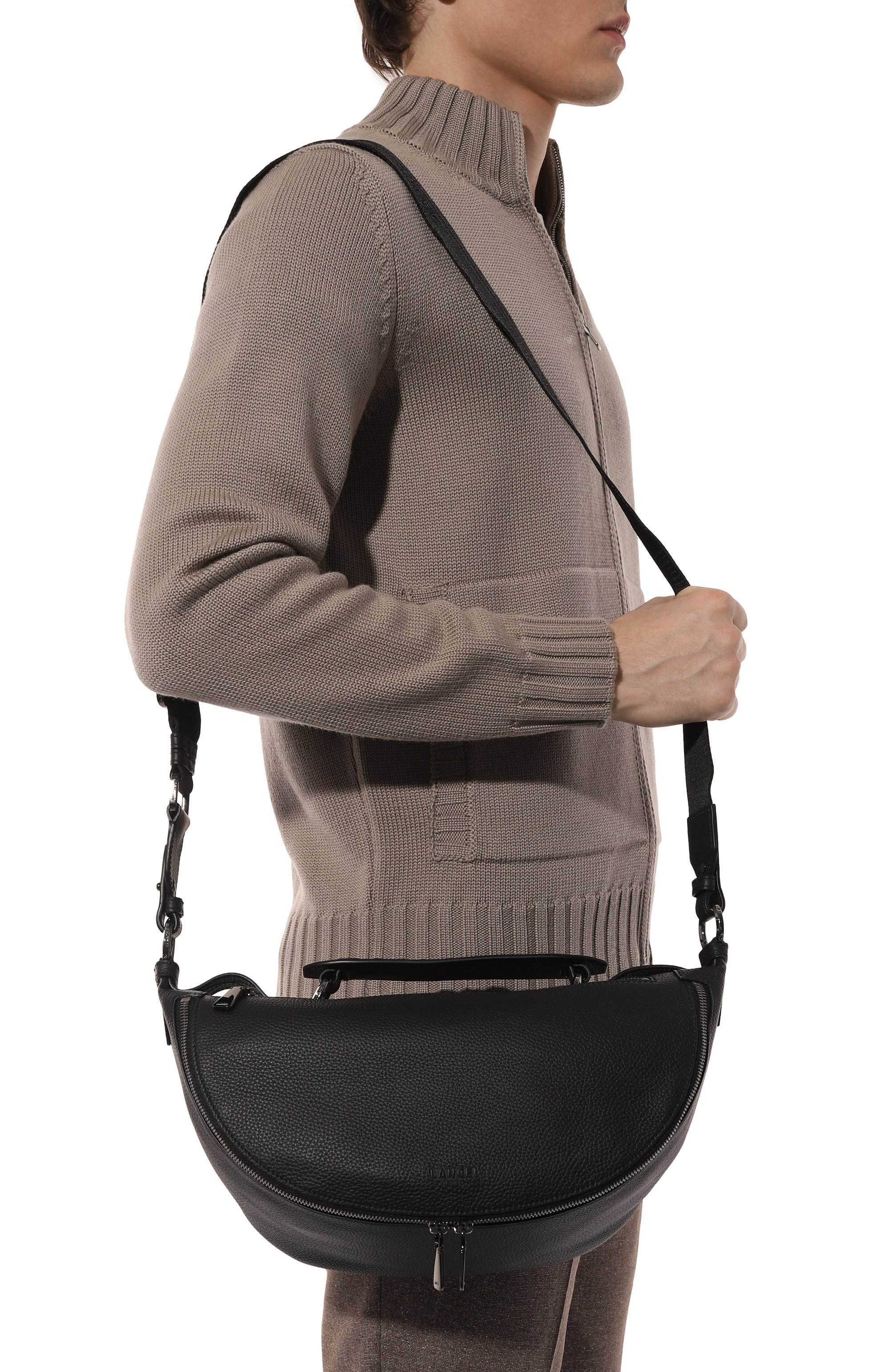 Сумка origami medium LANCEL черного цвета по цене 69950 руб., арт. A13301, фото 2 Сумка origami medium LANCEL, арт. A13301, фото 2