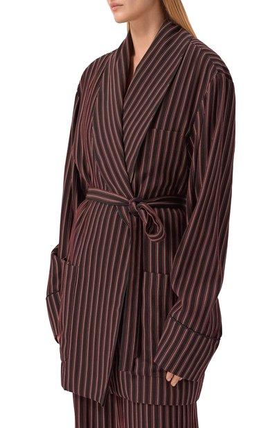 Жакет из вискозы и хлопка ANN DEMEULEMEESTER коричневого цвета по цене 207500 руб., арт. B0014257/FA748, фото 3 Жакет из вискозы и хлопка ANN DEMEULEMEESTER, арт. B0014257/FA748, фото 3