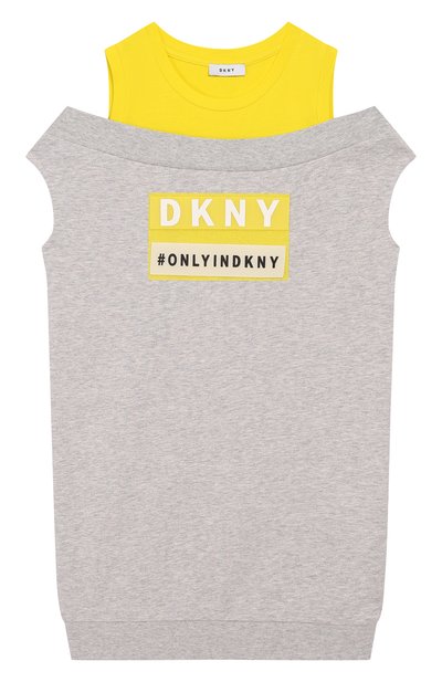 Хлопковое платье DKNY, арт. D32712/A32 SS19, фото 1