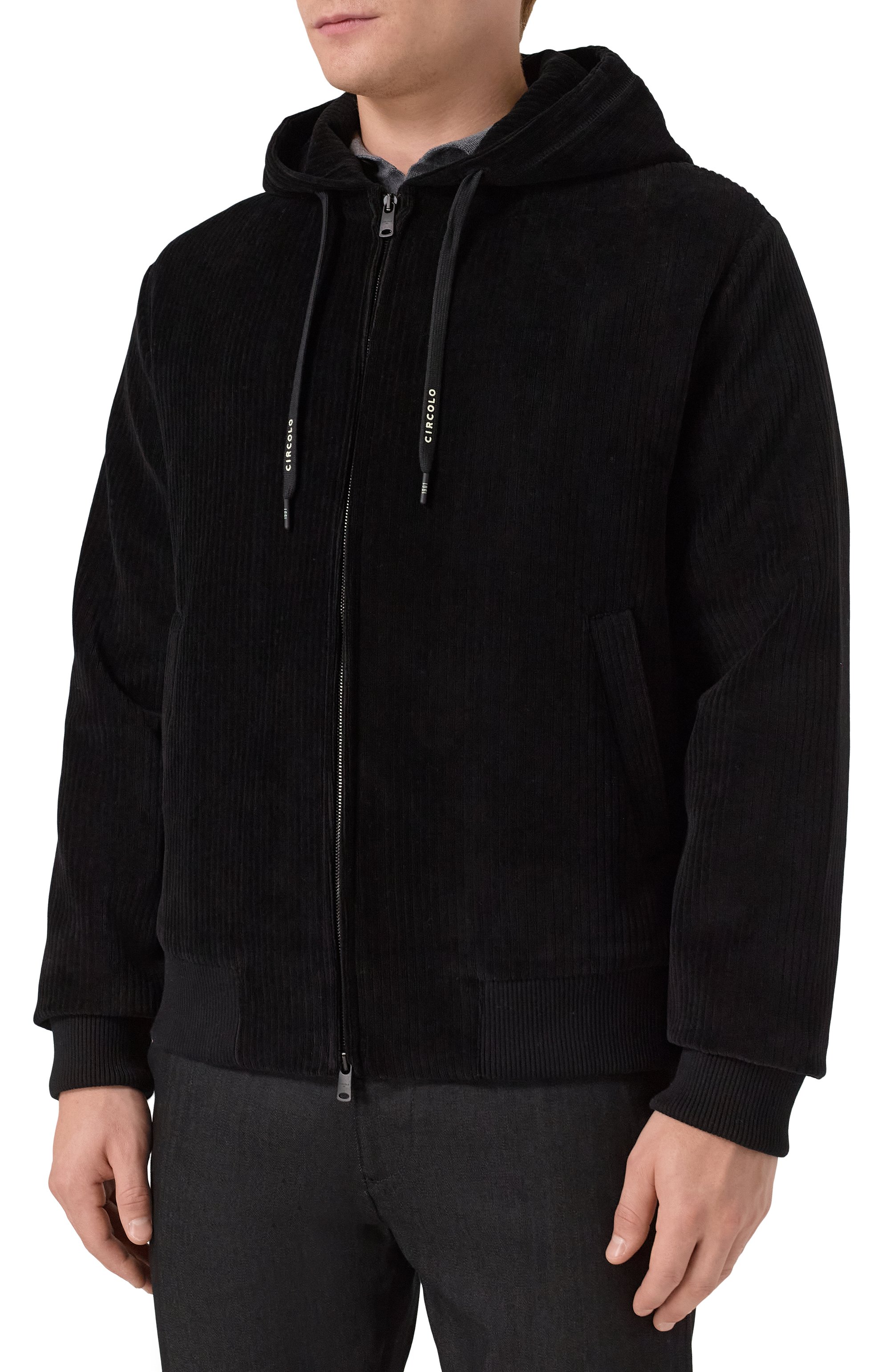 Хлопковая толстовка CIRCOLO 1901 черного цвета по цене 54050 руб., арт. CN4965, фото 3 Хлопковая толстовка CIRCOLO 1901, арт. CN4965, фото 3
