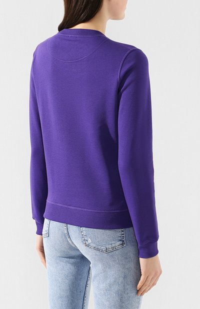 Хлопковый свитшот KENZO фиолетового цвета по цене 18550 руб., арт. FA52SW7104XC, фото 4 Хлопковый свитшот KENZO, арт. FA52SW7104XC, фото 4