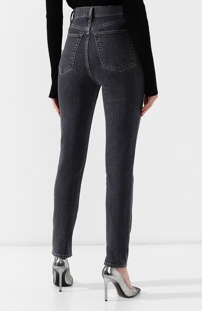 Джинсы HELMUT LANG темно-серого цвета по цене 19650 руб., арт. J05DW203, фото 4 Джинсы HELMUT LANG, арт. J05DW203, фото 4