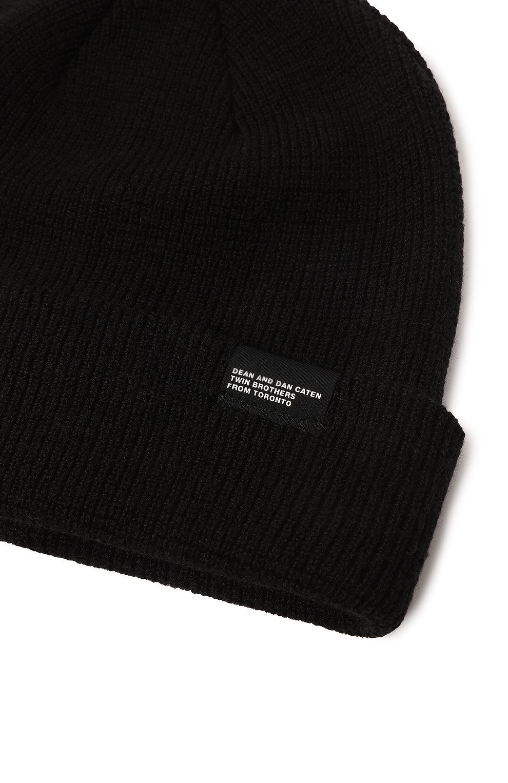 Шерстяная шапка DSQUARED2 черного цвета по цене 39250 руб., арт. KNM0110 01W06221, фото 3 Шерстяная шапка DSQUARED2, арт. KNM0110 01W06221, фото 3