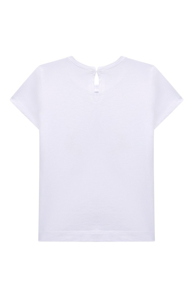 Хлопковая футболка MONNALISA, арт. 39C618, фото 2