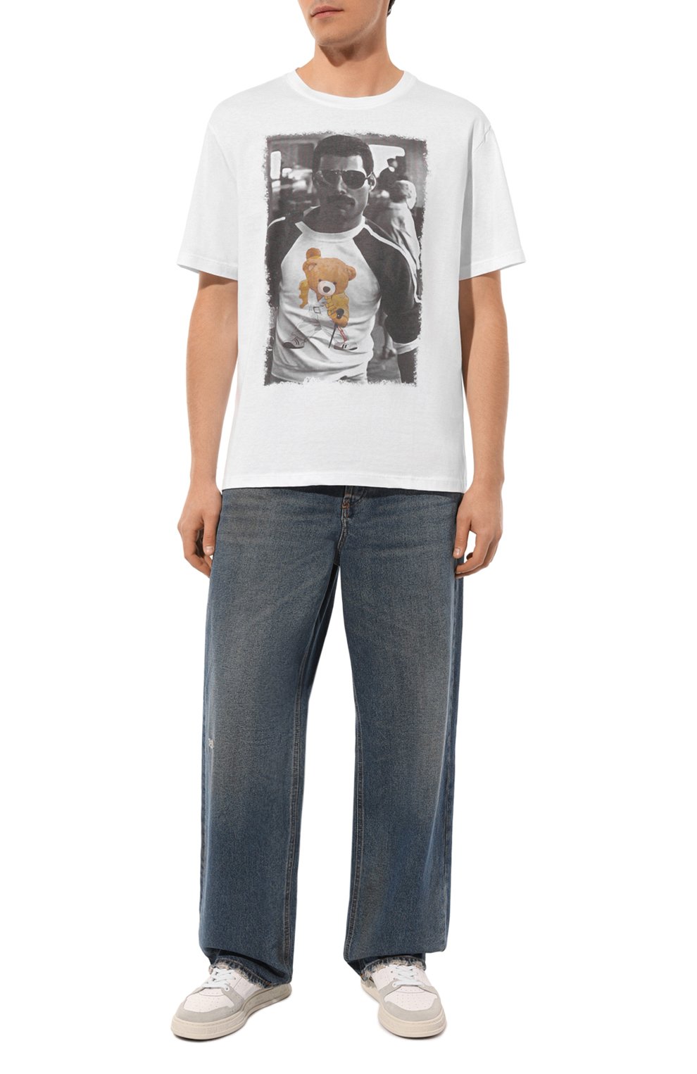 Хлопковый футболка BISIBIGLIO, арт. QUEEN WITH TEDDY, фото 2