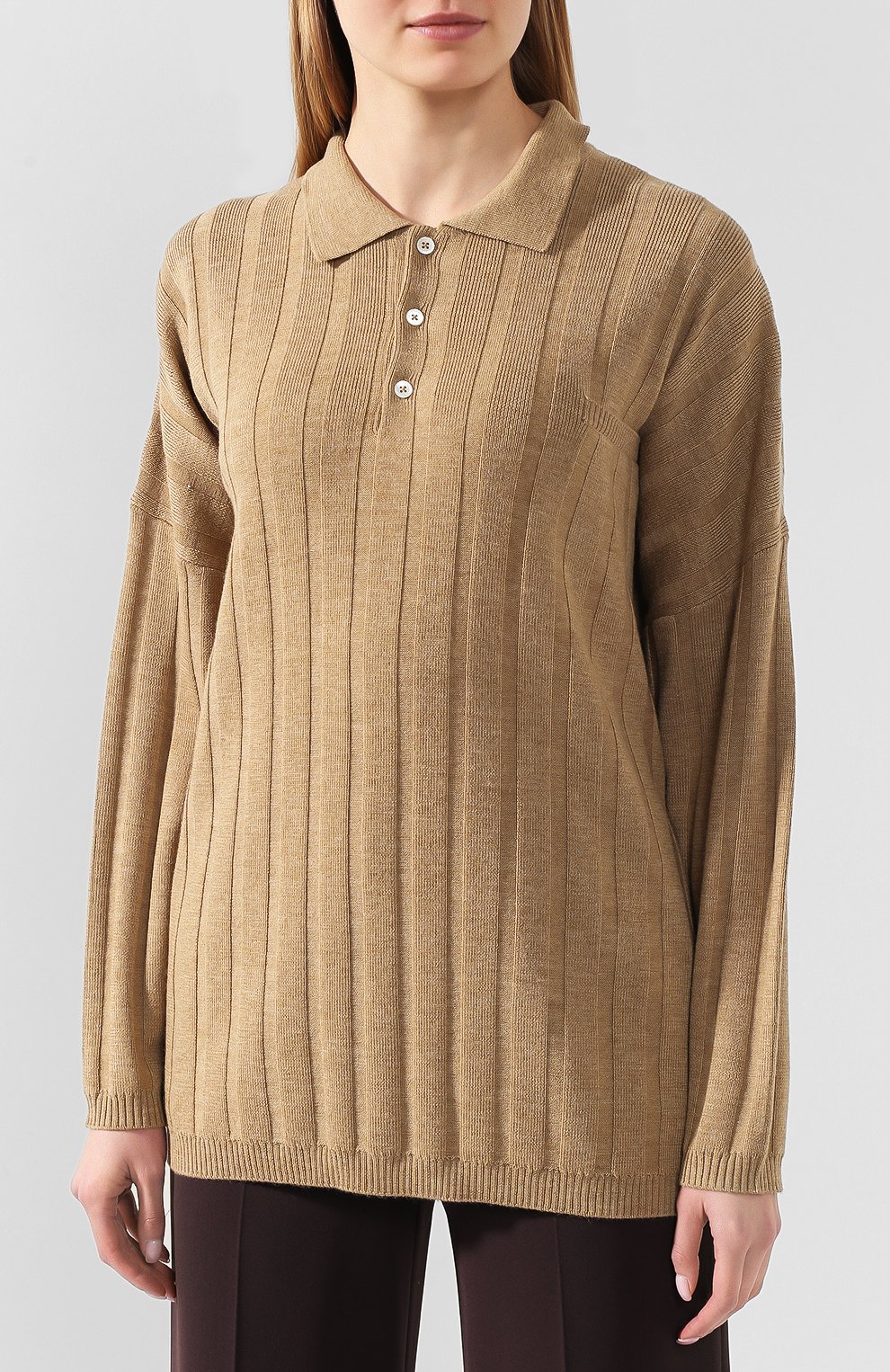 Шерстяное поло TOTEME, арт. B0NIFACI0 201-511-754, фото 3