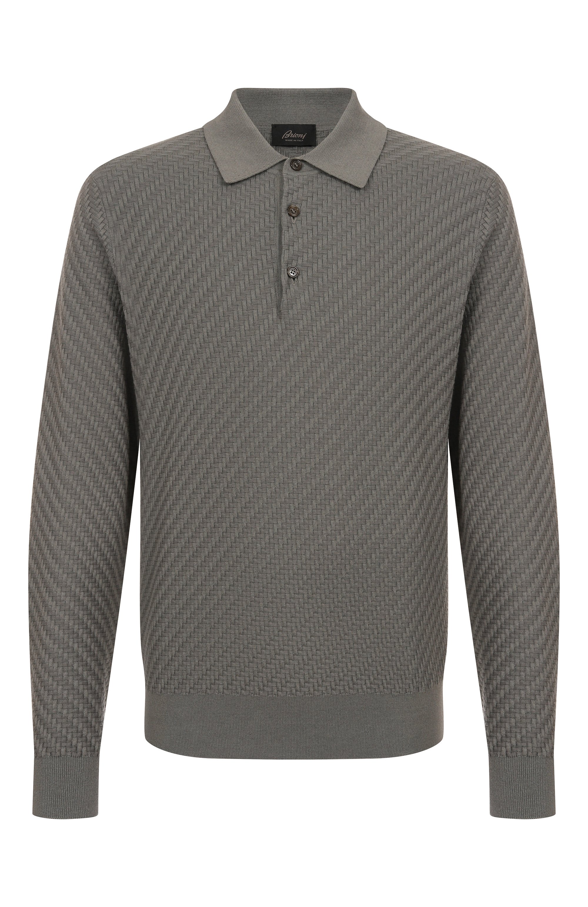 Поло из хлопка и шелка BRIONI, арт. UMR10L-PAK22, фото 1
