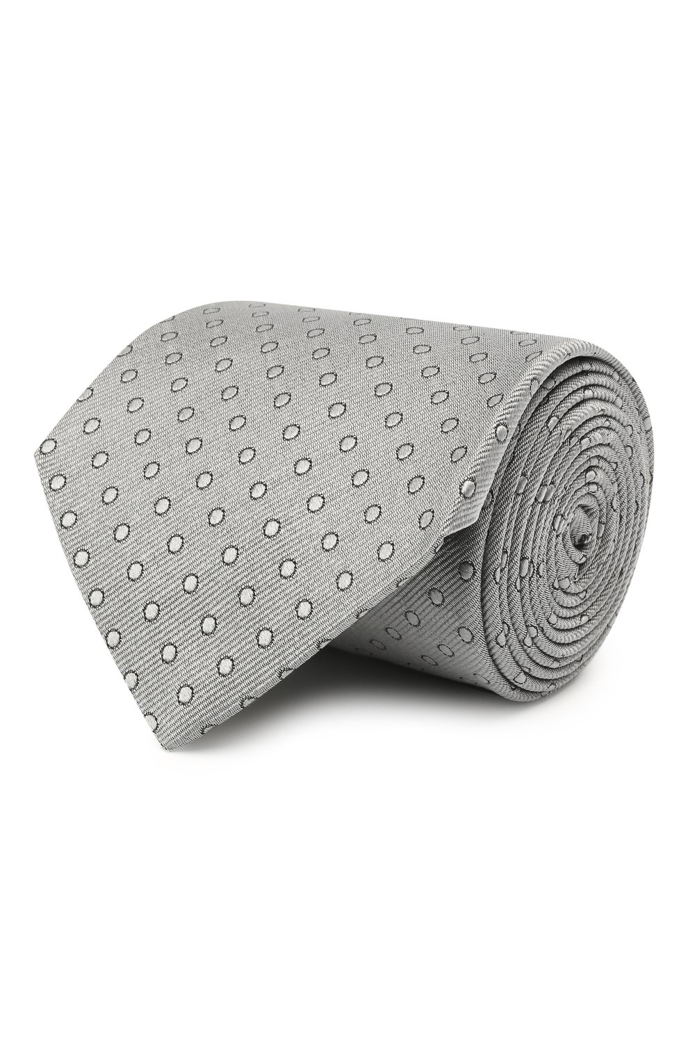 Шелковый галстук LANVIN серого цвета по цене 12600 руб., арт. 2050/TIE, фото 1 Шелковый галстук LANVIN, арт. 2050/TIE, фото 1