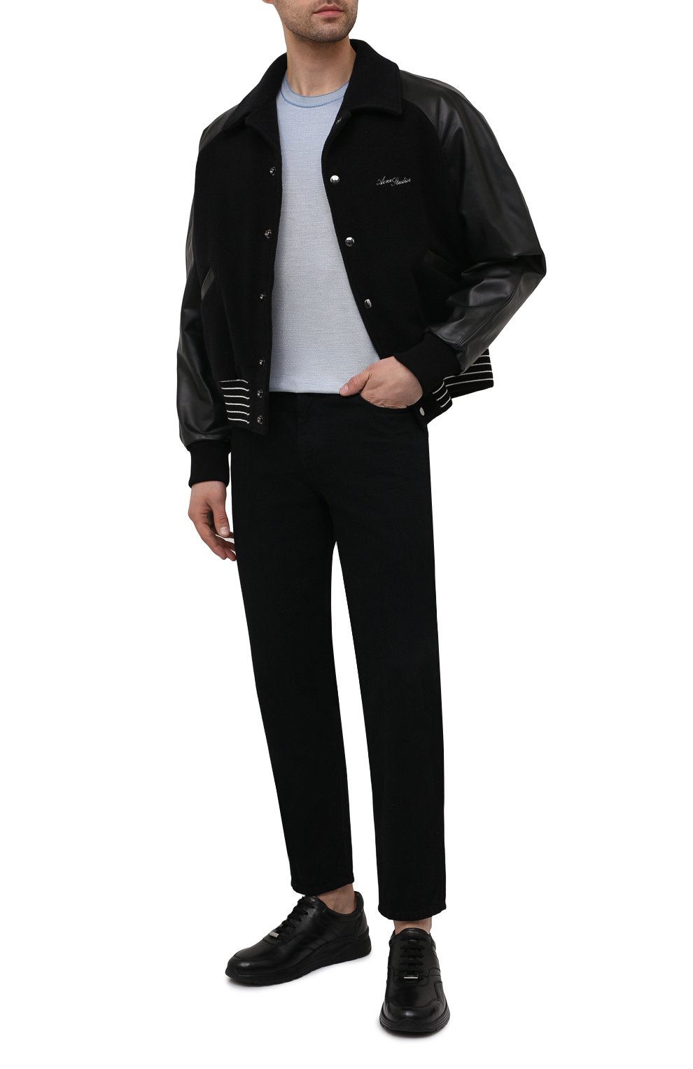 Кожаные кроссовки MORESCHI, арт. 43732/BL/PR0CIDA/F.ESTATE, фото 2