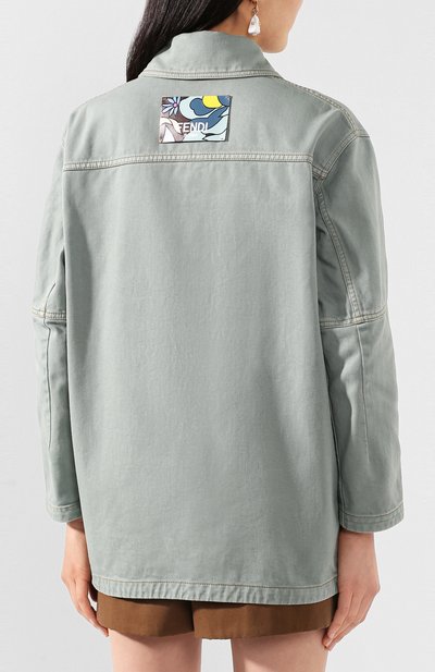 Джинсовая куртка FENDI, арт. FLF604 A5YV, фото 4