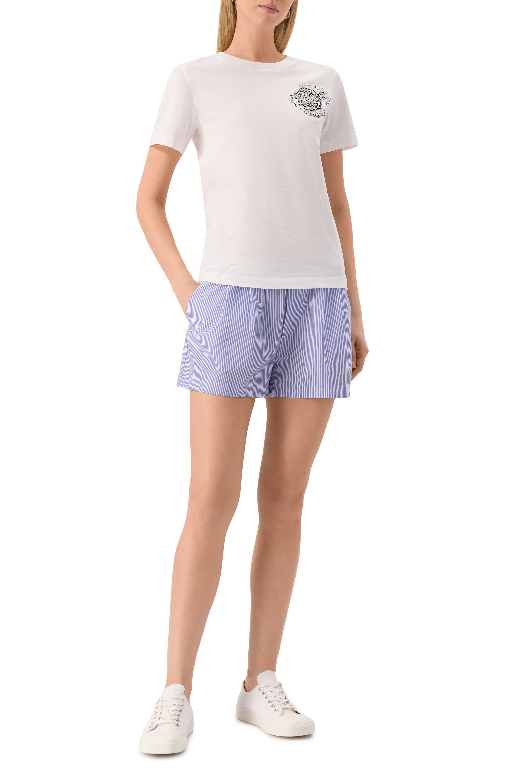 Хлопковая футболка MARNI, арт. THJE0293S1/UTC446, фото 2