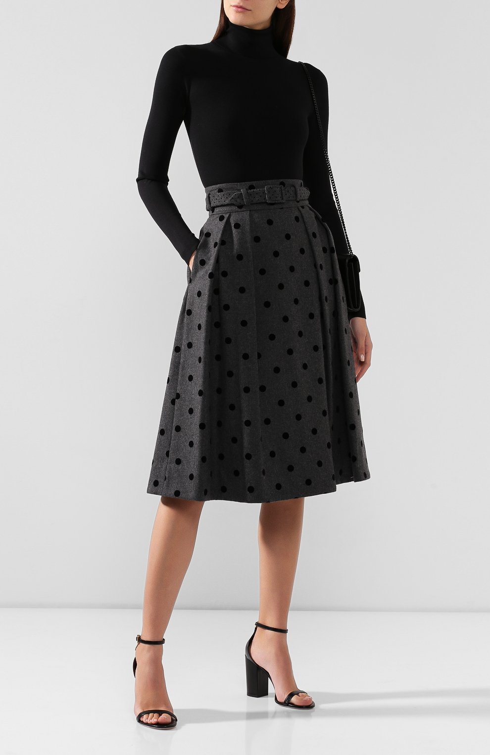 Юбка из смеси шерсти и вискозы TOMMY Х ZENDAYA, арт. WW0WW25541, фото 2