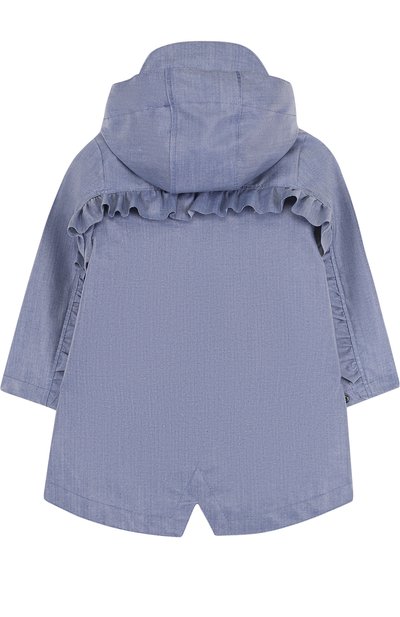 Дождевик с капюшоном и оборками GOSOAKY, арт. 181.101.239/C0ATED DENIM, фото 2