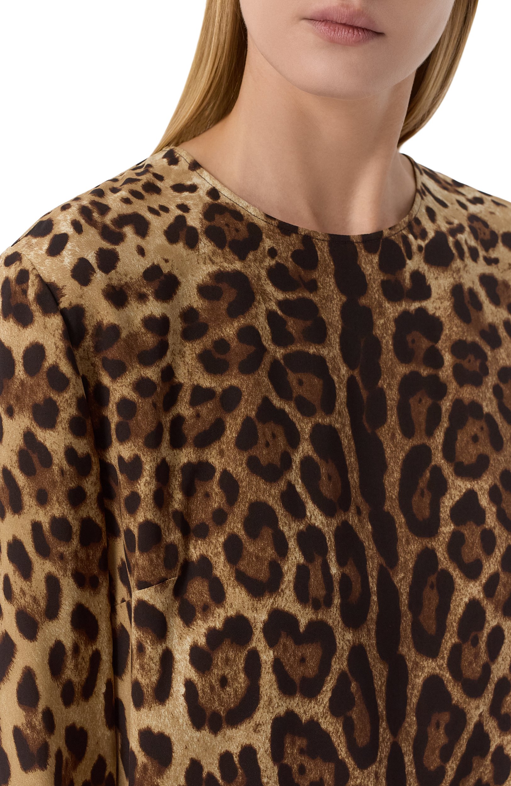 Шелковая блузка DOLCE & GABBANA, арт. F7BK8T/FSADD, фото 5