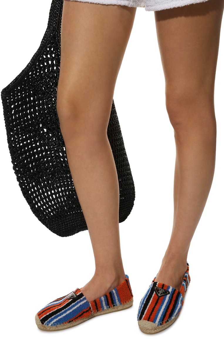 Текстильные эспадрильи PRADA, арт. 1S840M-1T36-F0049-020, фото 3