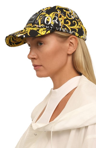 Хлопковая бейсболка VERSACE JEANS COUTURE, арт. 74HAZK18/ZG162, фото 2