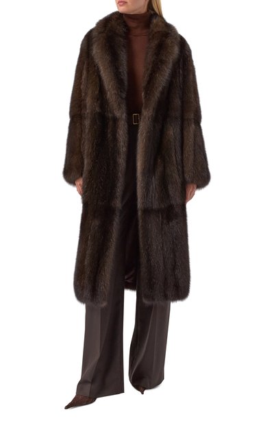 Шуба из соболя VICTORIA KUSENKOVA коричневого цвета по цене 10780000 руб., арт. 703308504695, фото 2 Шуба из соболя VICTORIA KUSENKOVA, арт. 703308504695, фото 2