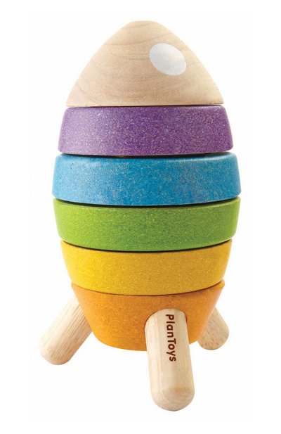 Игрушка-сортер пирамидка ракета PLAN TOYS, арт. 5694, фото 1