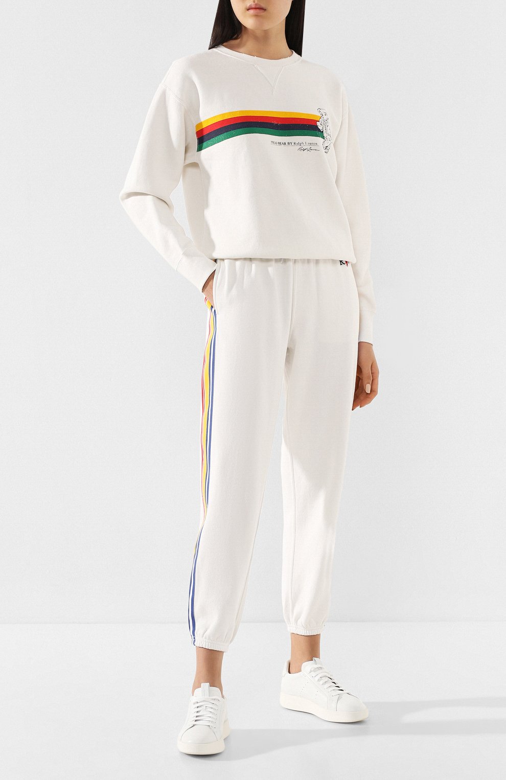 Хлопковый свитшот POLO RALPH LAUREN белого цвета по цене 15300 руб., арт. 211780307, фото 2 Хлопковый свитшот POLO RALPH LAUREN, арт. 211780307, фото 2