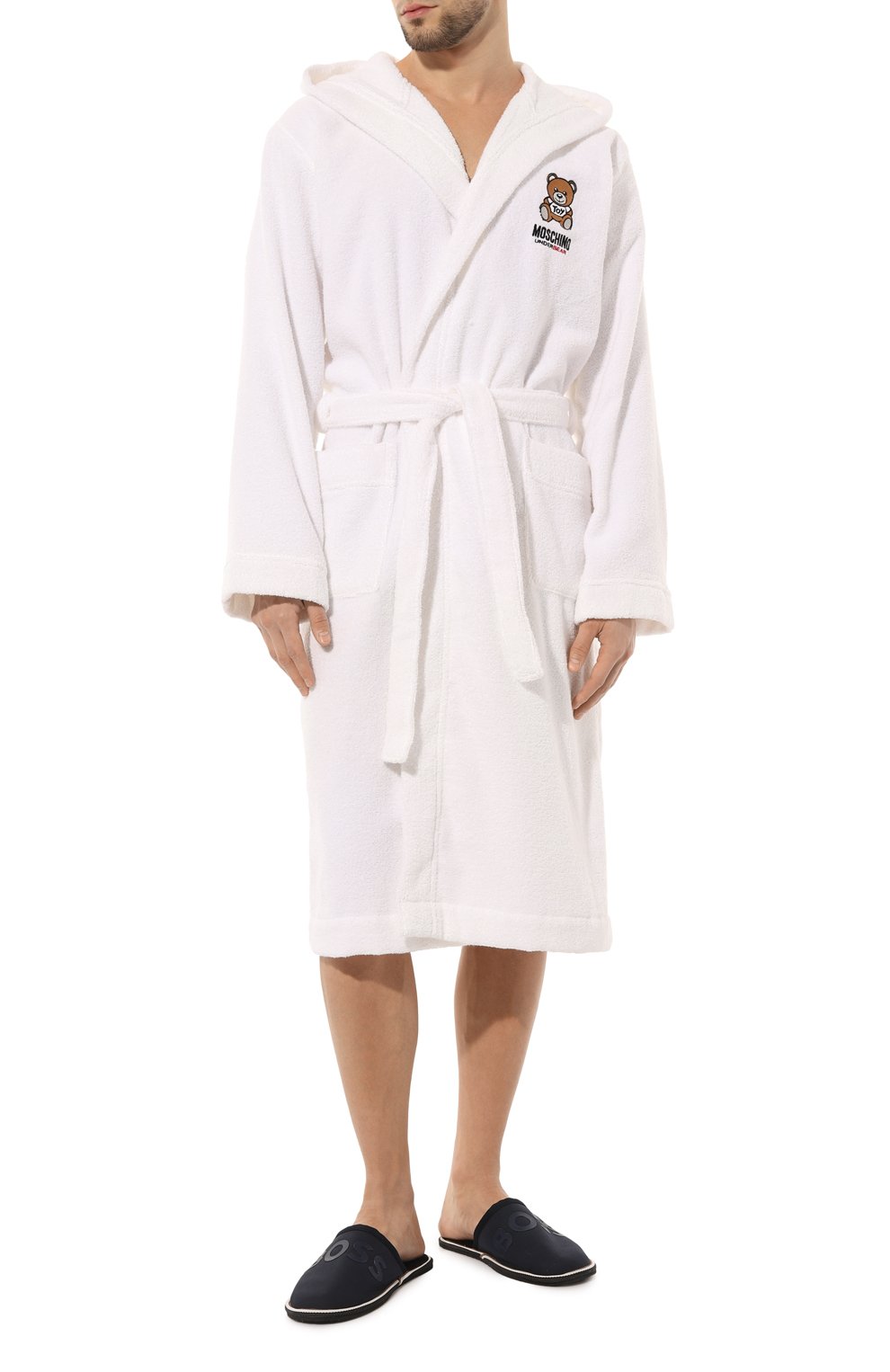 Хлопковый халат MOSCHINO, арт. 231V1/A9682/4307, фото 2