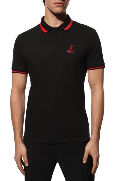 Хлопковое поло looney tunes x boss BOSS, арт. 50485406, фото 3