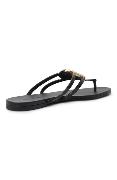 Шлепанцы DOLCE & GABBANA черного цвета по цене 38800 руб., арт. CW2418/AY817, фото 5 Шлепанцы DOLCE & GABBANA, арт. CW2418/AY817, фото 5