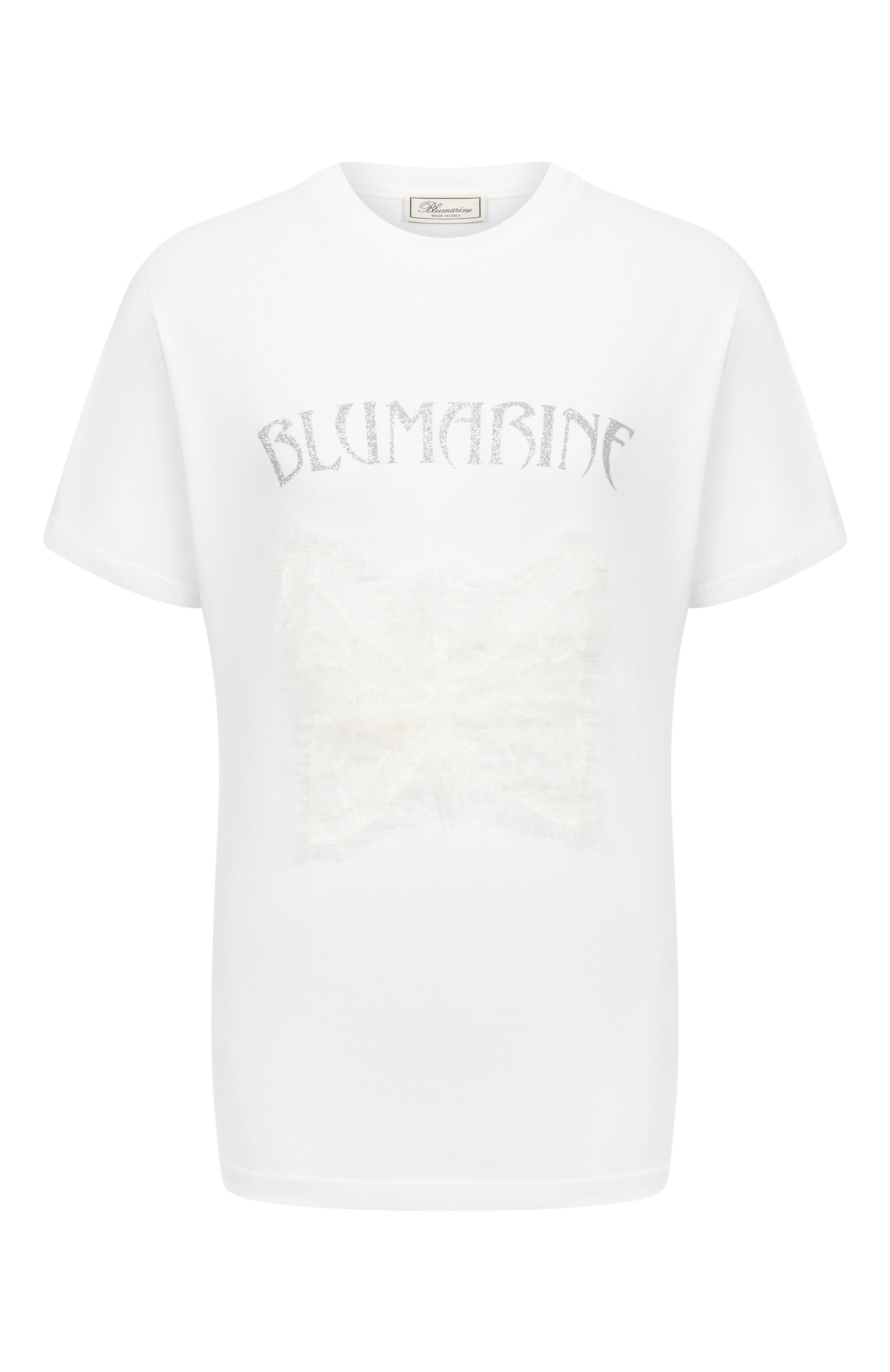 Хлопковая футболка BLUMARINE, арт. 4T109A/TJ0027, фото 1