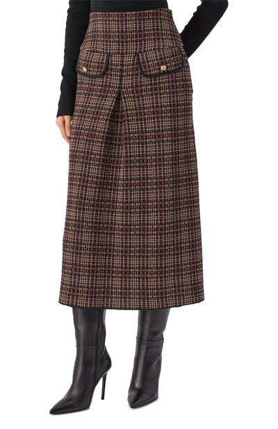 Юбка из шелка и кашемира FREEAGE, арт. W26.SK098.6977.797, фото 3