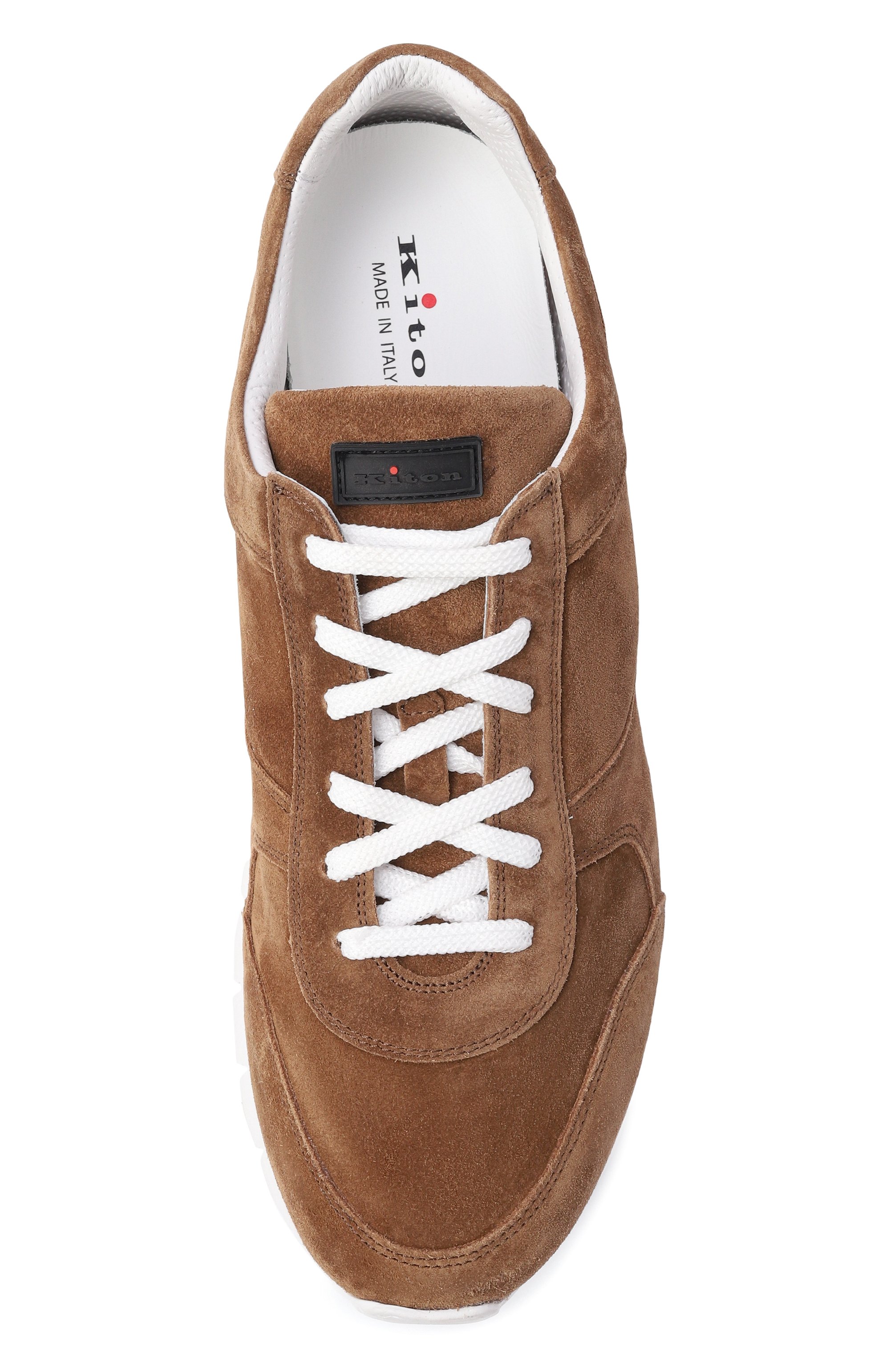 Замшевые кроссовки KITON, арт. USSA077N0010820, фото 5