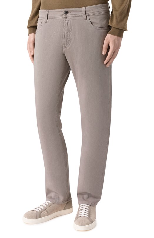 Джинсы Canali 91729/PD01637 Бежевый  91729/PD01637 Фото 3