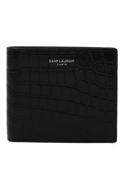 Мужской кожаное портмоне SAINT LAURENT, арт. 396307/DZEDE