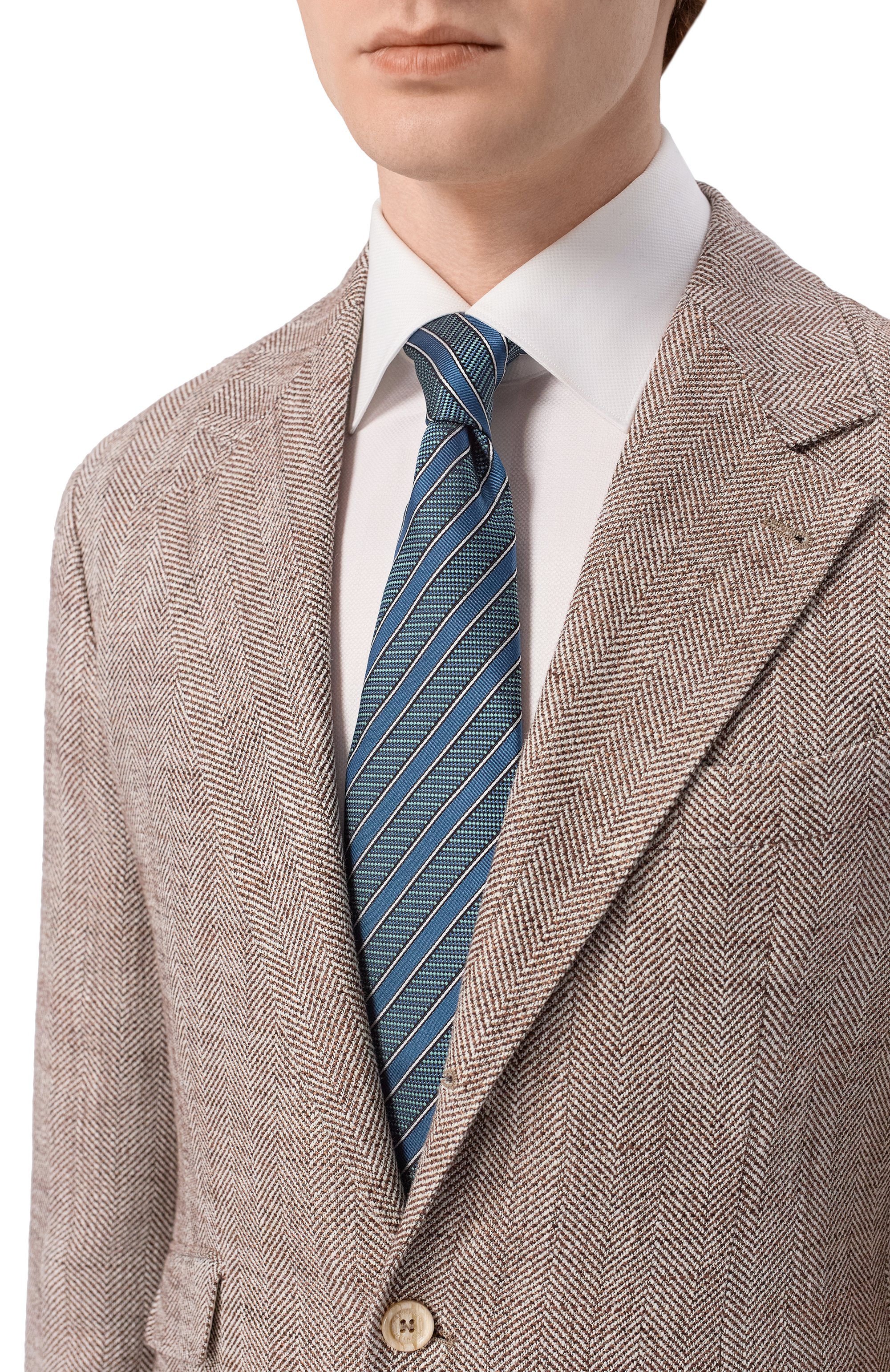 Шелковый галстук BRIONI, арт. 062I00/PD483, фото 2