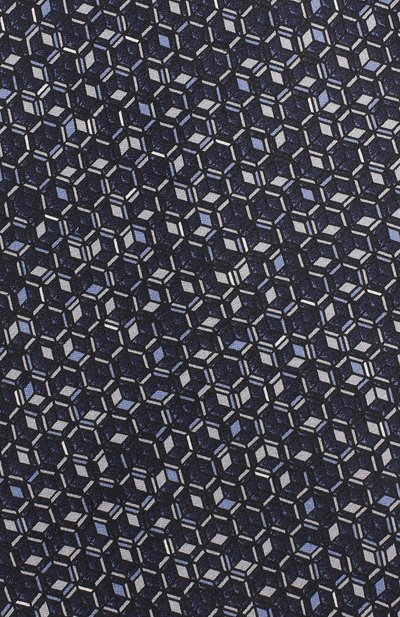 Шелковый галстук LANVIN темно-синего цвета по цене 11950 руб., арт. 2300/TIE, фото 3 Шелковый галстук LANVIN, арт. 2300/TIE, фото 3