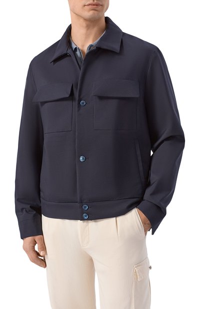 Куртка из шерсти и шелка ZILLI, арт. ATE000M0242VBRL00, фото 3