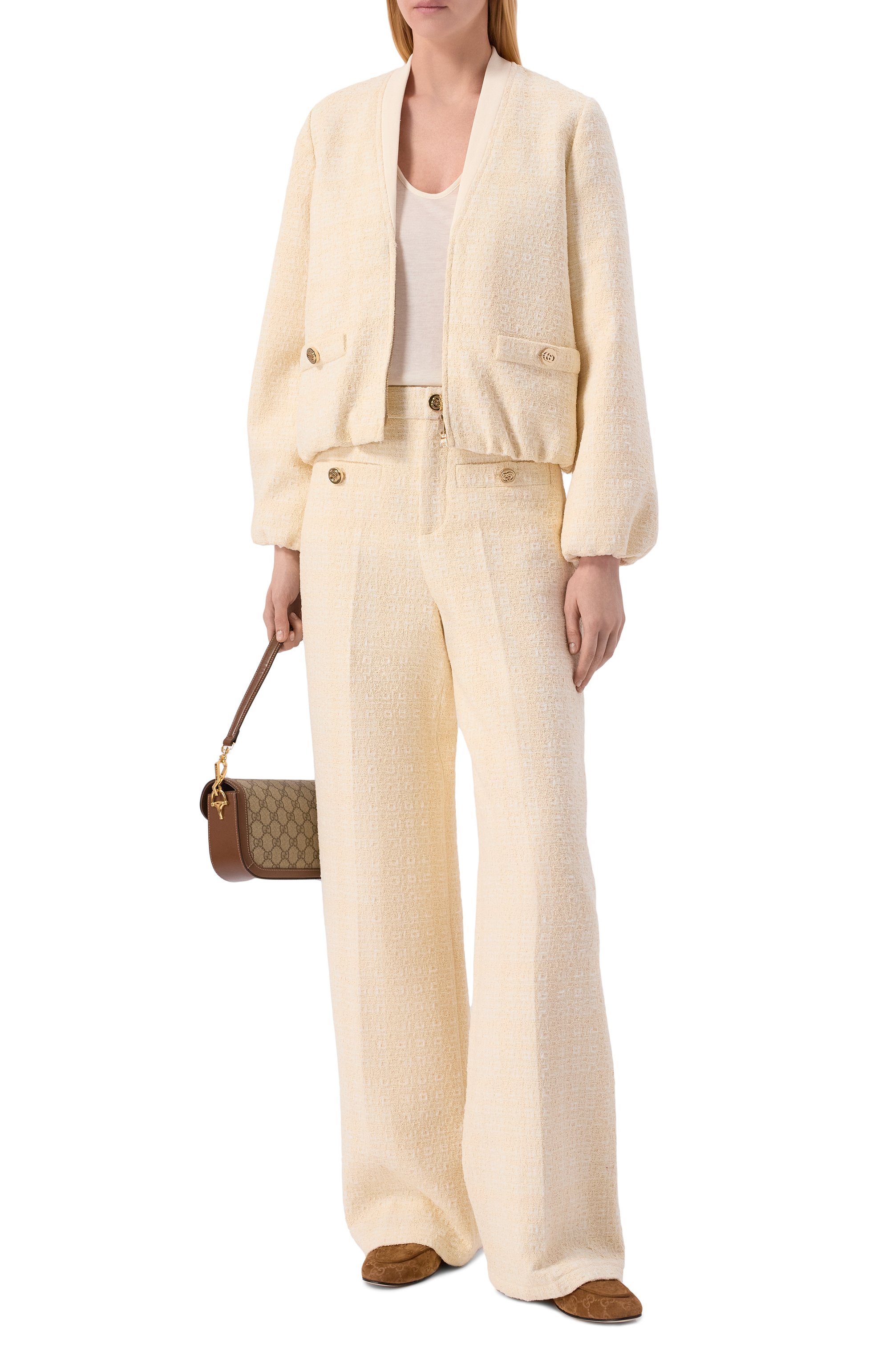 Твидовый жакет GUCCI, арт. 851888/ZAUB6, фото 2