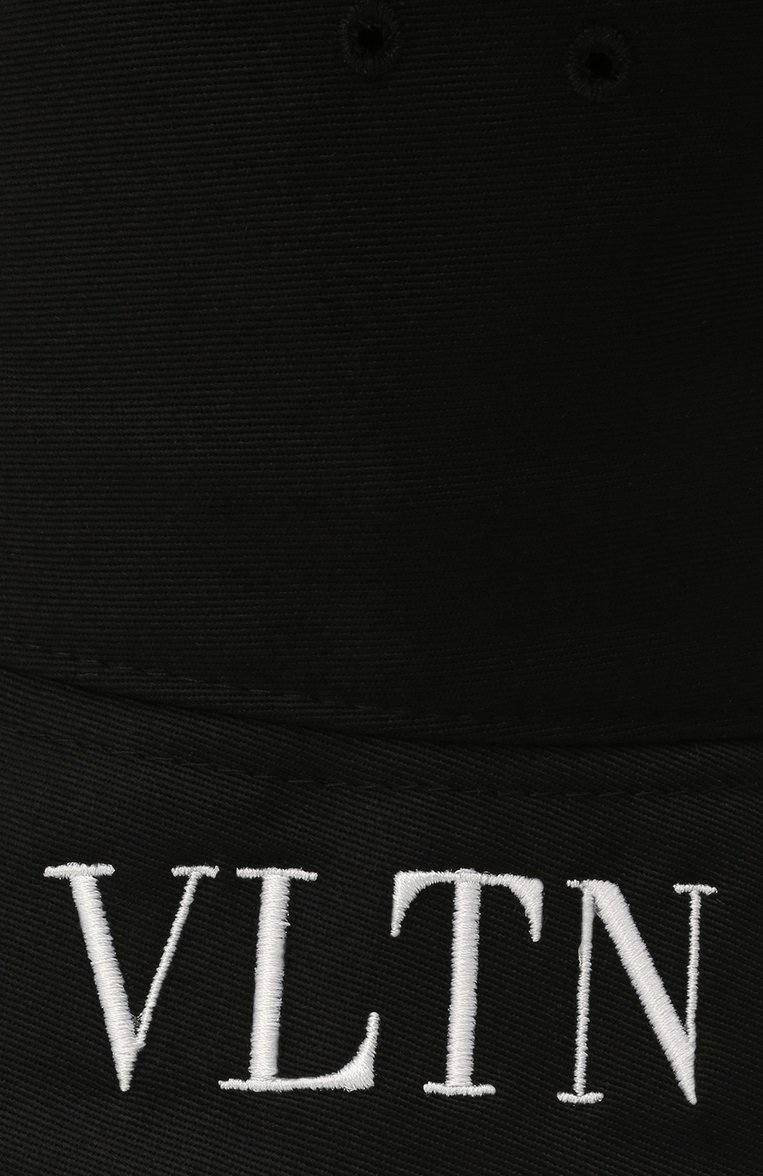 Мужская хлопковая панама VALENTINO черного цвета, арт. WY2HGA11/MEX | Фото 4 (Материал: Текстиль, Хлопок; Материал сплава: Проставлено; Нос: Не проставлено)