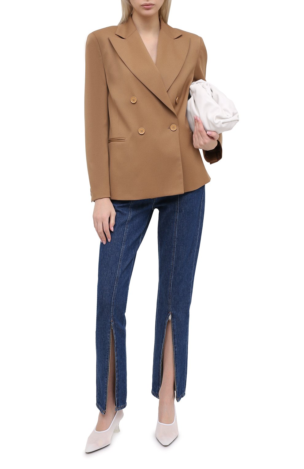 Джинсы MM6 синего цвета по цене 34600 руб., арт. S62LB0050/S30460, фото 2 Джинсы MM6, арт. S62LB0050/S30460, фото 2