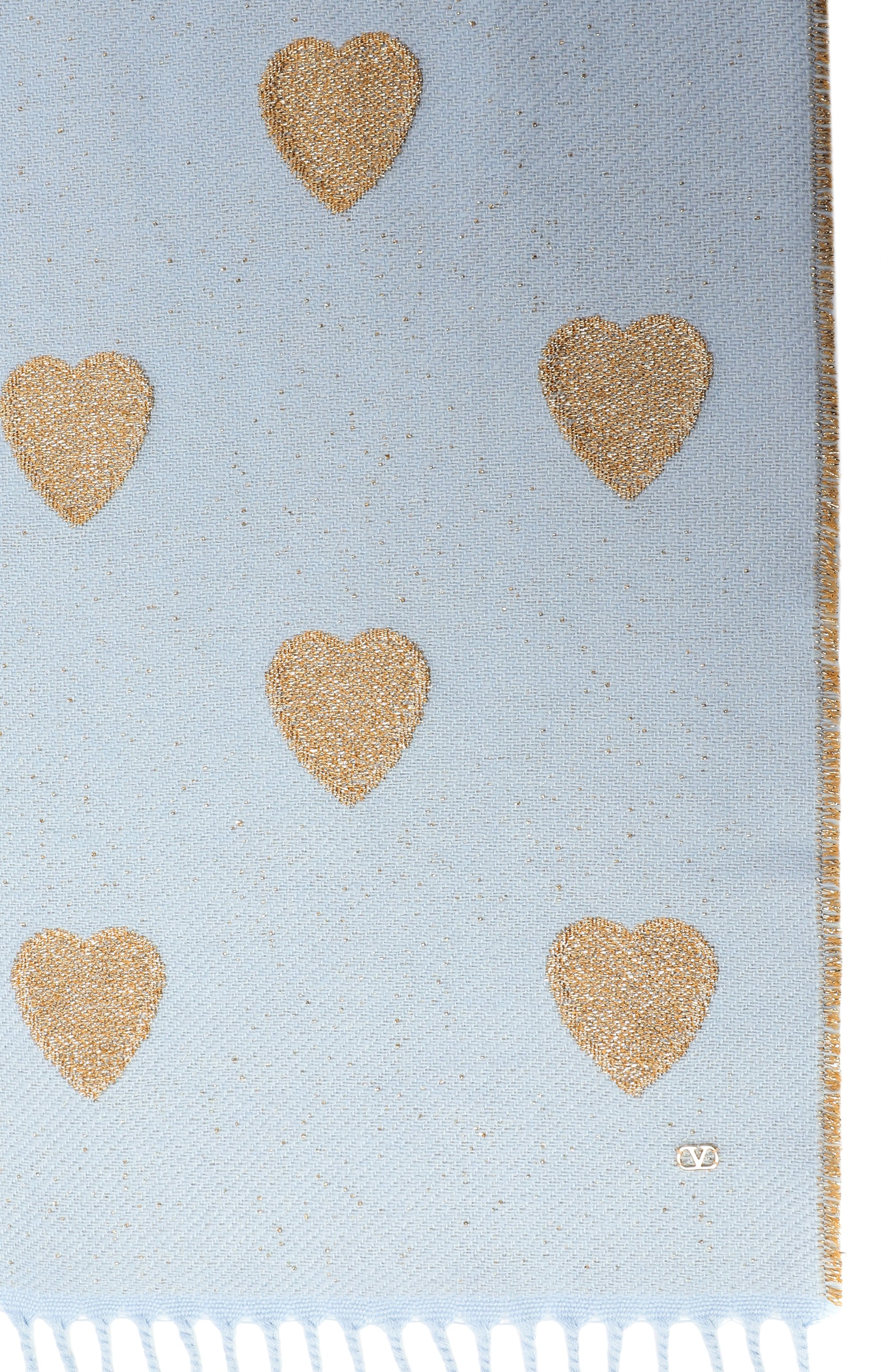 Шарф из шерсти и вискозы VALENTINO, арт. 7W2ET01M/SZD, фото 4