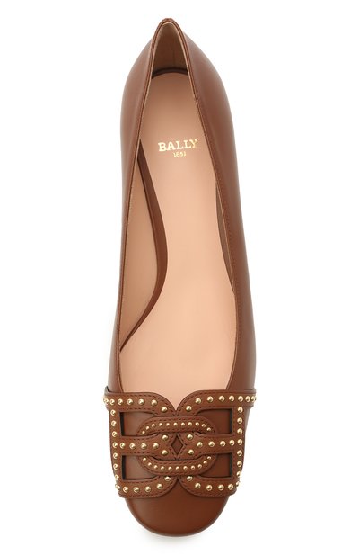 Кожаные туфли pinke 45 BALLY, арт. PINKIE 45-STUDS/19, фото 5