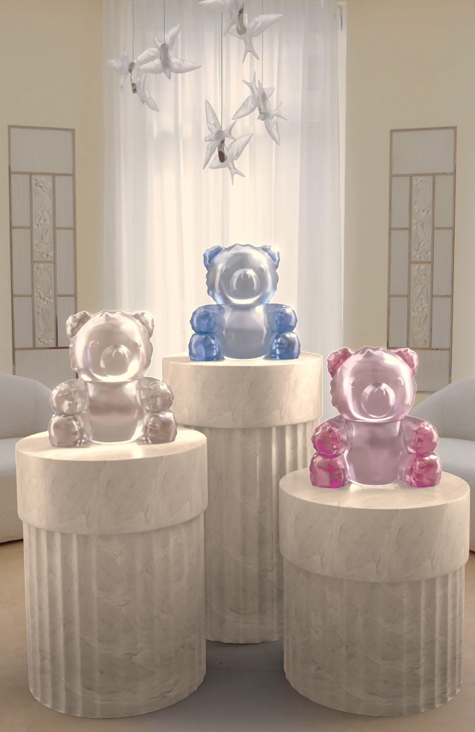 Скульптура teddy air LALIQUE, арт. 10874600, фото 6
