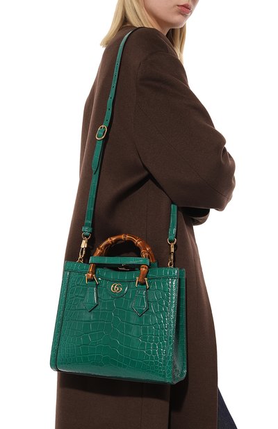 Сумка-тоут diana small из кожи крокодила GUCCI, арт. 660195 EV40T, фото 2