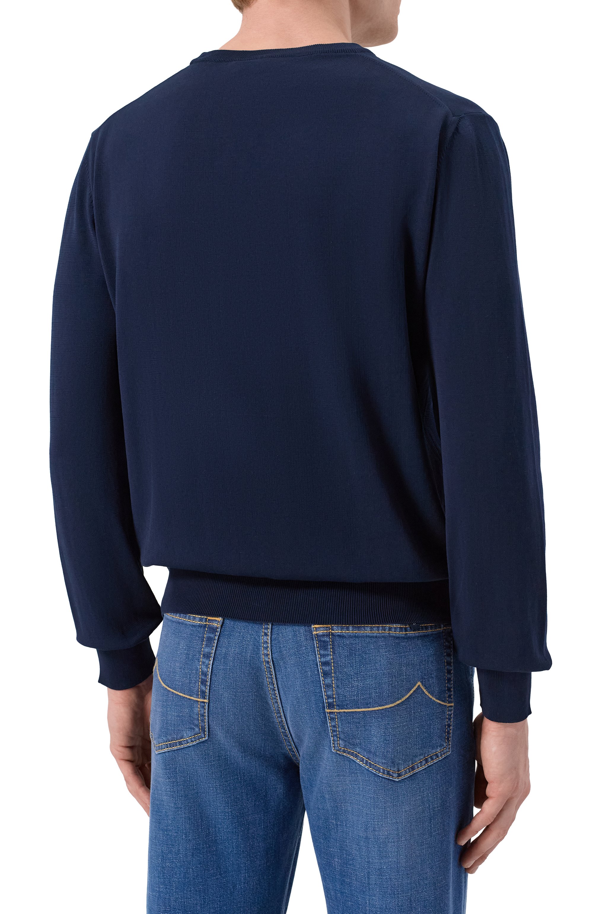 Хлопковый джемпер CANALI, арт. C0012/MK02459, фото 4