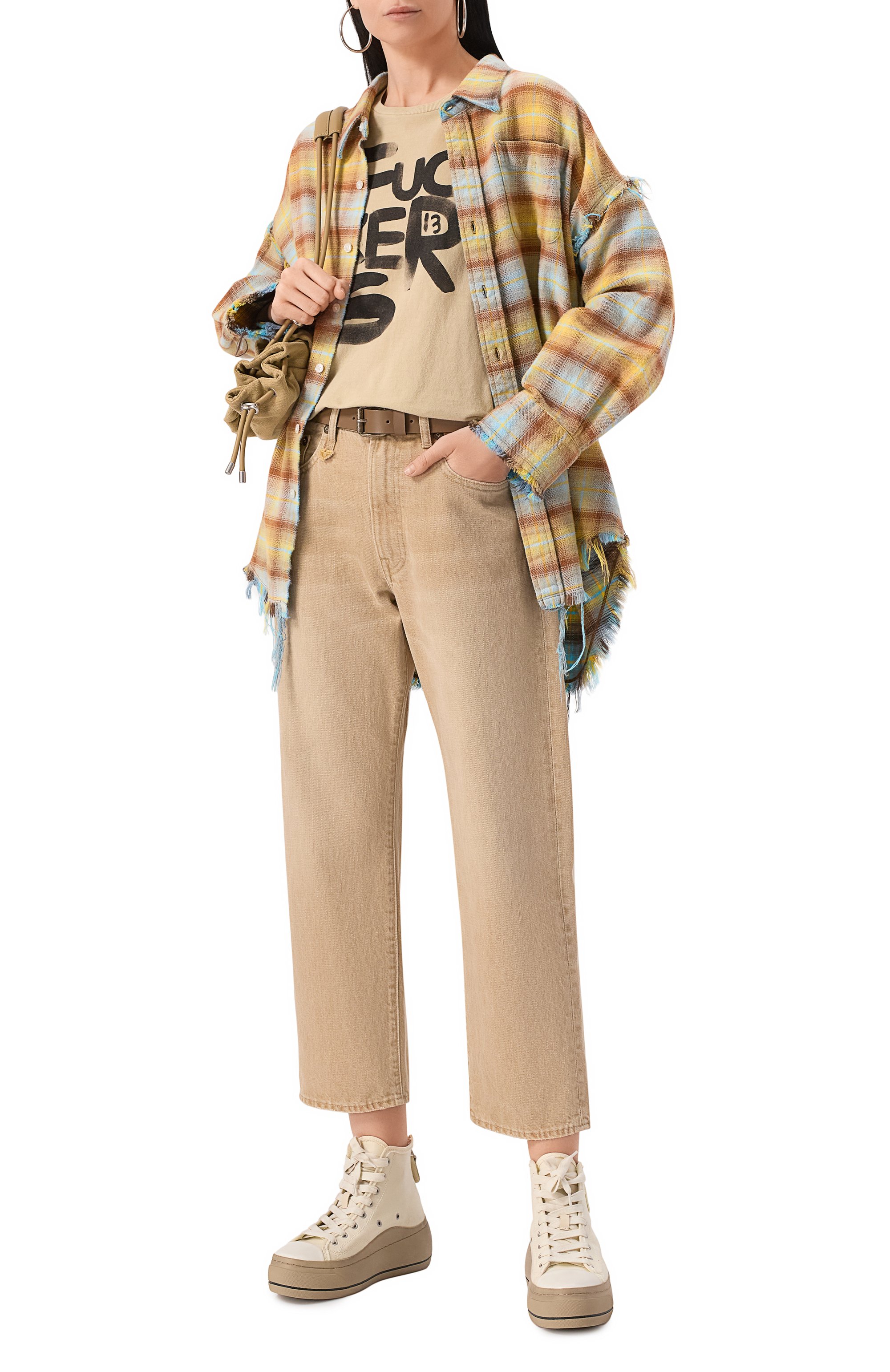 Хлопковая рубашка R13, арт. R13WR075-R503B, фото 2